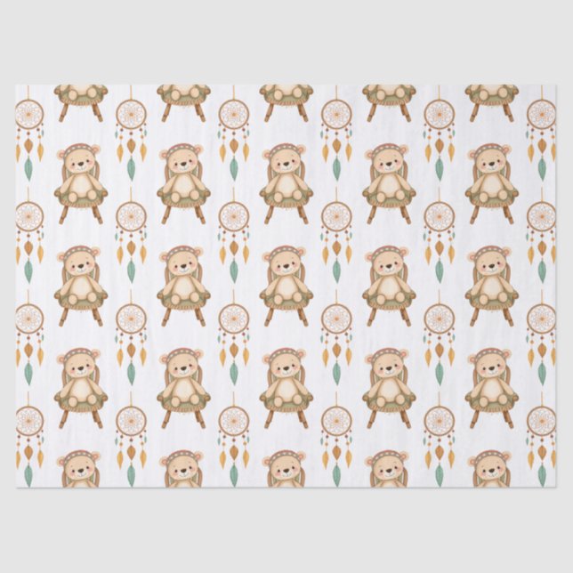 Papel De Seda Bebê bonito (Frente )