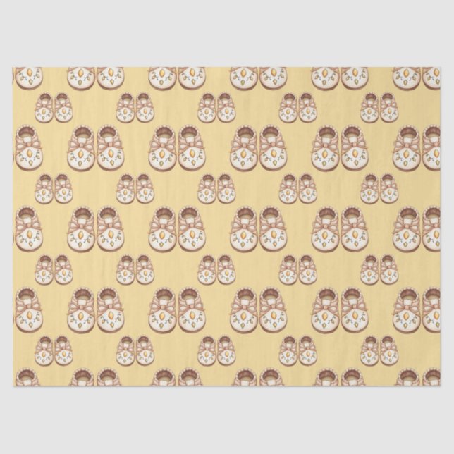 Papel De Seda Bebê bonito (Frente )