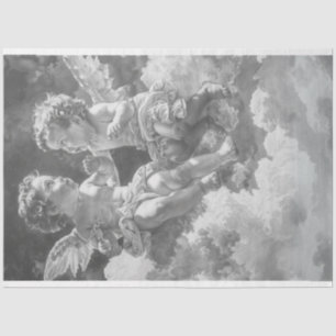 Papel De Seda Bebê Cherub anjos na Decoupage do Diálogo Celestia