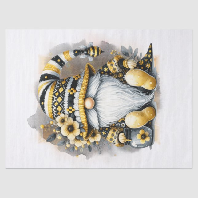 Papel De Seda Bee Gnomo (Frente )