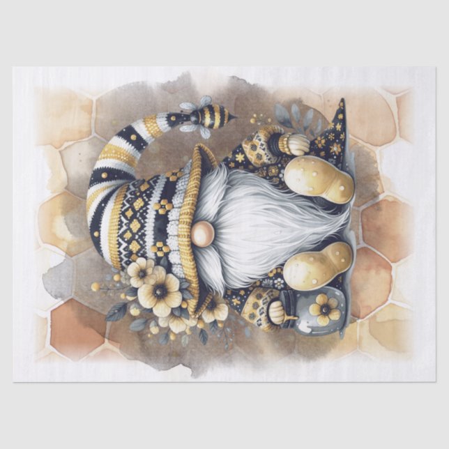 Papel De Seda Bee Gnomo (Frente )