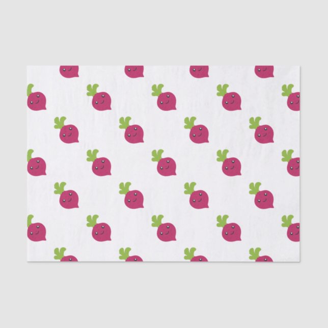 Papel De Seda Beet Kawaii Cute (Frente )