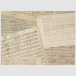 Papel De Seda Beethoven Music Manuscrito Medley