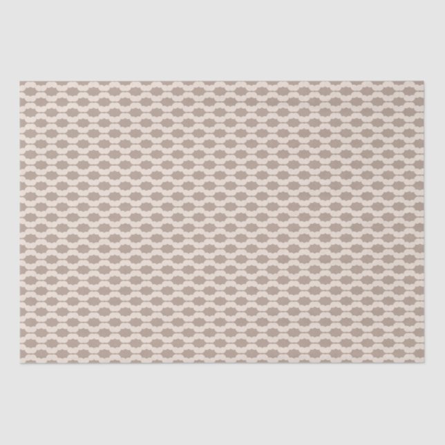 Papel De Seda Beige geometric paper (Frente )