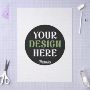 Papel De Seda beijo personalizado, exclusivo, elegante e minimal