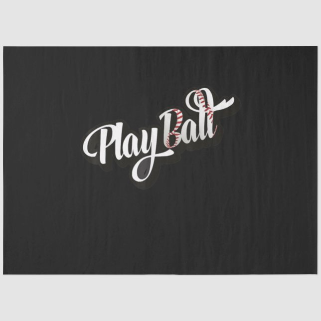 Papel De Seda Beisebol Jogador E Softball (Frente )