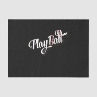 Papel De Seda Beisebol Jogador E Softball