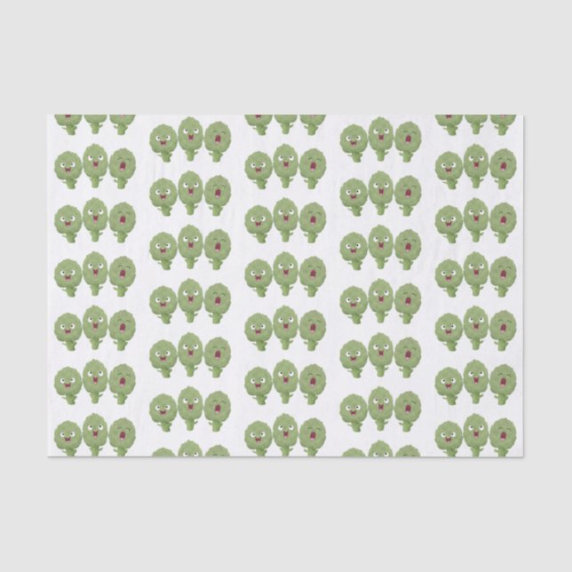 Papel De Seda Bela canção de alcachofras (Frente )