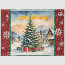 Papel De Seda Bela Coleção Festiva de Natal