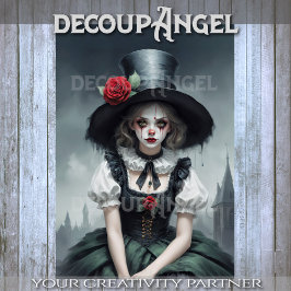 Papel De Seda Bela da Mascarada Decoupage