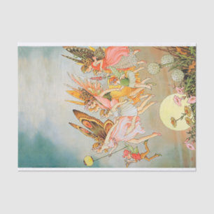 Papel De Seda Bela Vintage Fairies Fairy Fantasy Magia