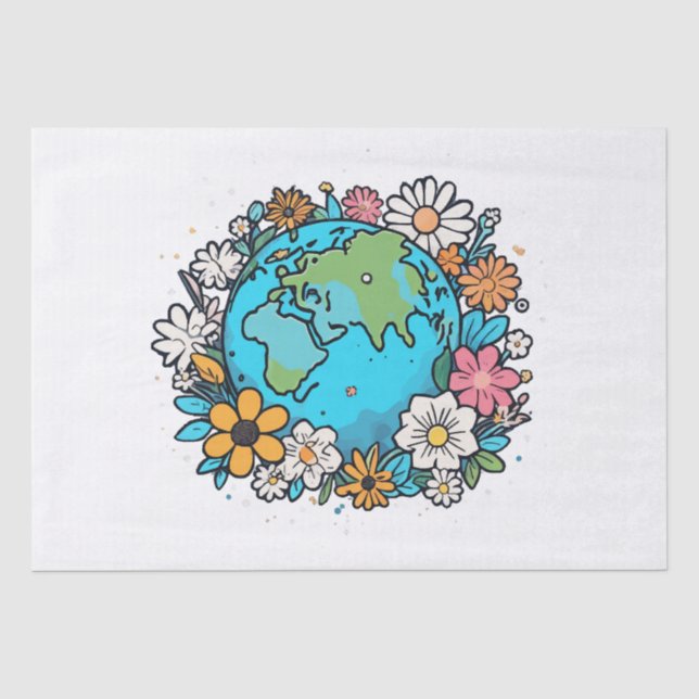 Papel De Seda Beleza da Terra (Frente )