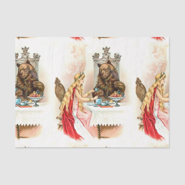 Papel De Seda Beleza E Besta (Frente )