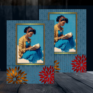 Papel De Seda Beleza Retro Americana Negra Decoupagem 3
