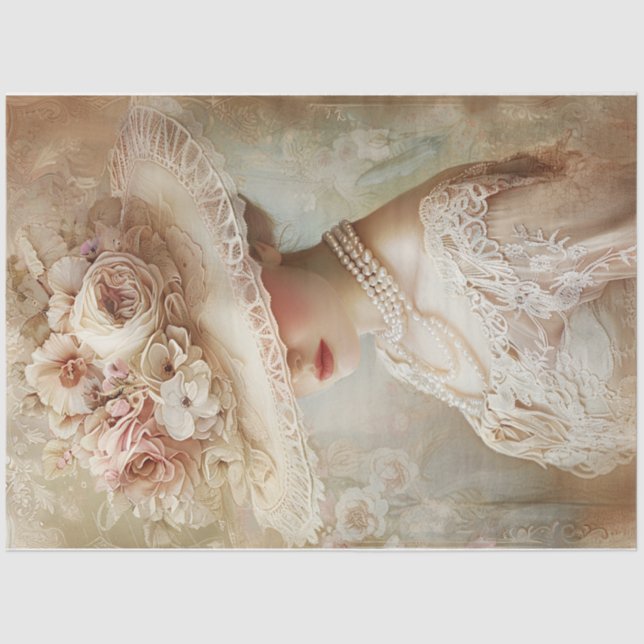 Papel De Seda Beleza Vitoriana (Frente )