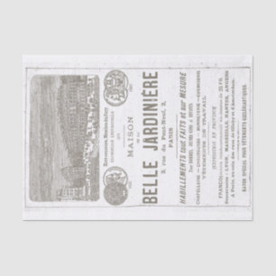 Papel De Seda Belo Jardineiro House Paris 1888
