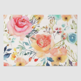 Papel De Seda Belo Travesseiro decorativo de Flor de Água