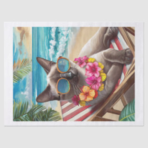 Papel De Seda Bennigan Absorve Raios, Gato Siames Beachy