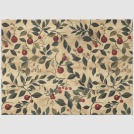 Papel De Seda Berries Christmas Art