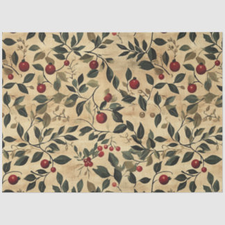 Papel De Seda Berries Christmas Art