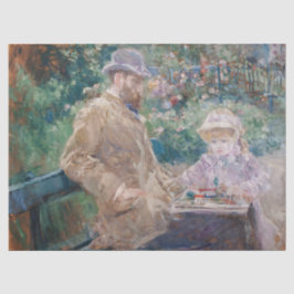 Papel De Seda Berthe Morisot - Eugene Manet com sua filha