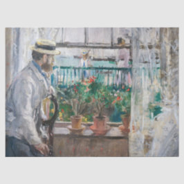 Papel De Seda Berthe Morisot - Eugene Manet na Ilha de Wight