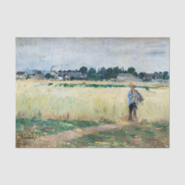 Papel De Seda Berthe Morisot - No Campo de Trigo em Gennevillier