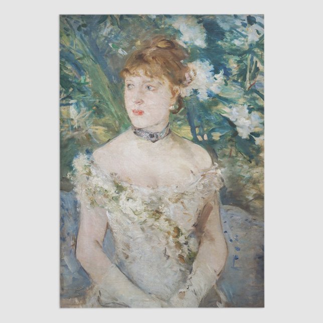 Papel De Seda Berthe Morisot - Rapariga pequena em um palhaço (Criador carregado)