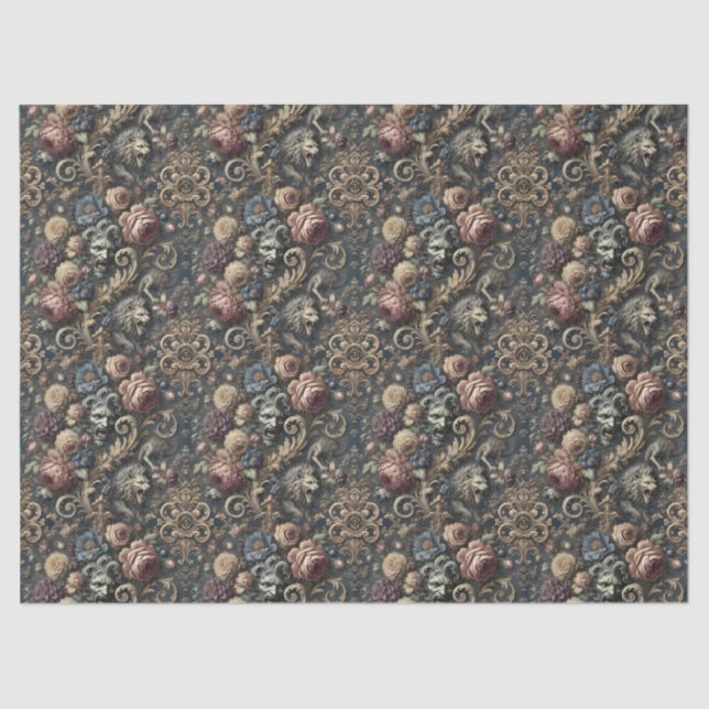 Papel De Seda Besta Dentro - Vitoriano Gótico (Frente )