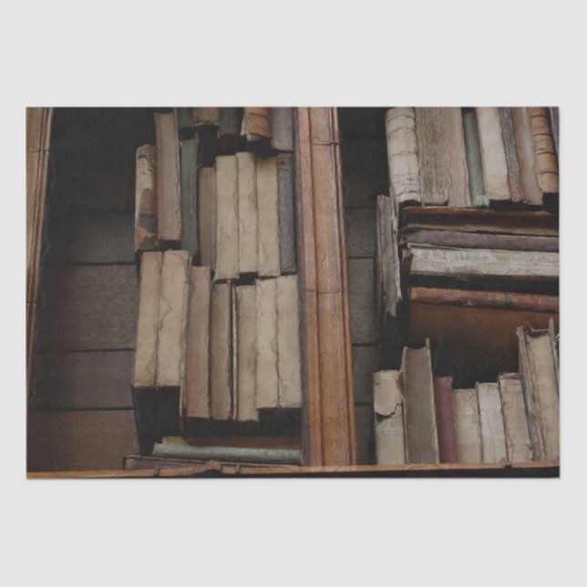 Papel De Seda Biblioteca Medieval e Livros de Antiguidade (Frente )