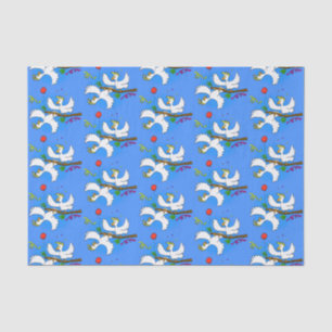 Papel De Seda Bicatuta de pássaros engraçados