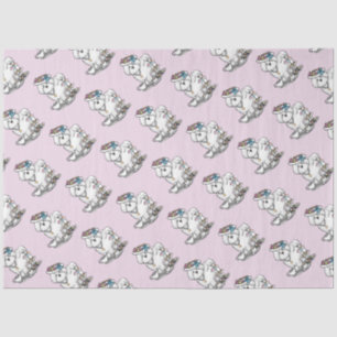 Papel De Seda Bichon Frise Dog - Fúria de Chá