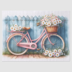 Papel De Seda Bicicleta Antiga e Móveis com Decoupage de Margari