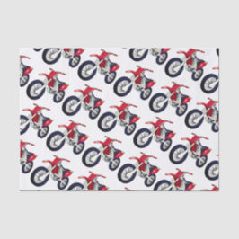 Papel De Seda Bicicleta de terra vermelha motocicleta cor person