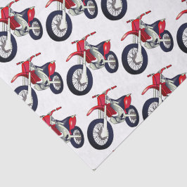 Papel De Seda Bicicleta de terra vermelha motocicleta cor person
