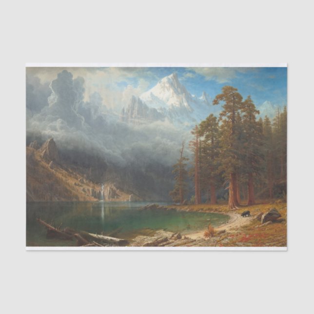 Papel De Seda Bierstadt Monte Corcoran (Frente )