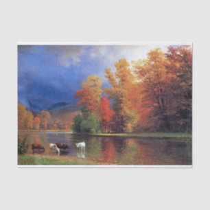 Papel De Seda Bierstadt Sobre A Pintura Do Saco