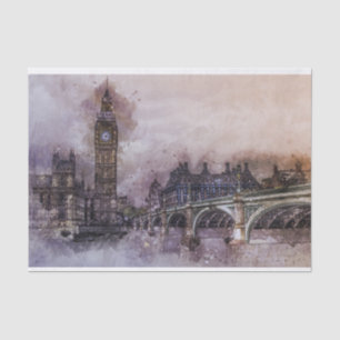 Papel De Seda Big Ben, Westminster Palace, Londres Inglaterra
