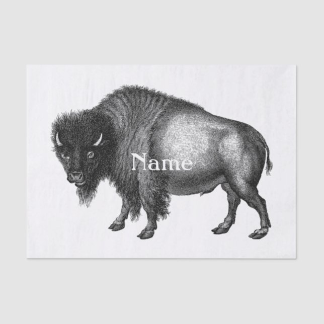 Papel De Seda Big Bison Buffalo Thunder_Cove  (Frente )