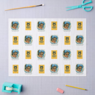 Papel De Seda Big Jerry and Rick Herrin Books Logo Tissue Paper