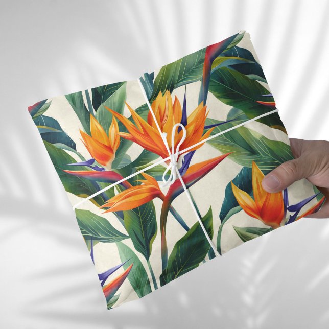 Papel De Seda Bird of Paradise Gift Wrap (Criador carregado)
