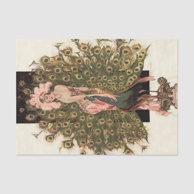 Papel De Seda “Birds of a Feather” por FX Leyendecker (Frente )