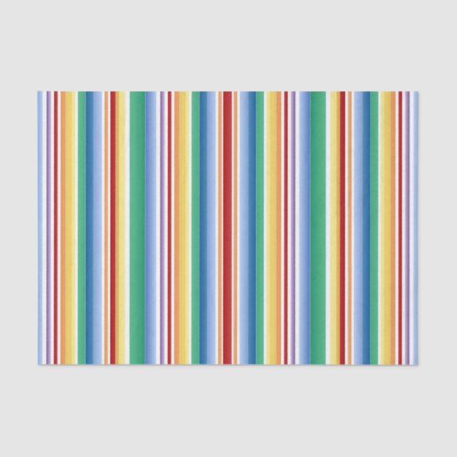 Papel De Seda Birthday Stripes (Frente )