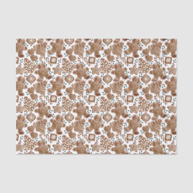 Papel De Seda Biscoito de Gengibre Berry (Frente )