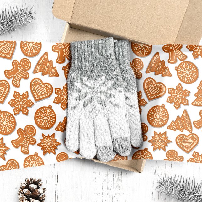 Papel De Seda Biscoito de Gengibre Natal Adorável (Criador carregado)