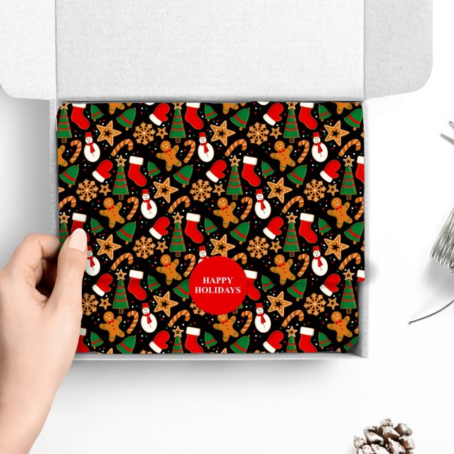 Papel De Seda Biscoito de Natal Bright Gingercake Cookie (Criador carregado)