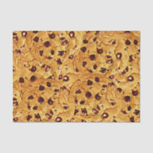 Papel De Seda biscoitos com pedaços de chocolate