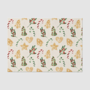 Papel De Seda Biscoitos de Pão de Natal Feliz, Mistletoe, Pi