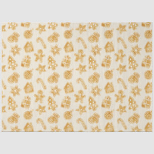 Papel De Seda Biscoitos de Pão-de-Pão Feliz de Natal