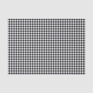 Papel De Seda Black and White Houndstooth by Shirley Taylor